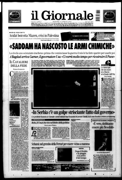 Il giornale : quotidiano del mattino